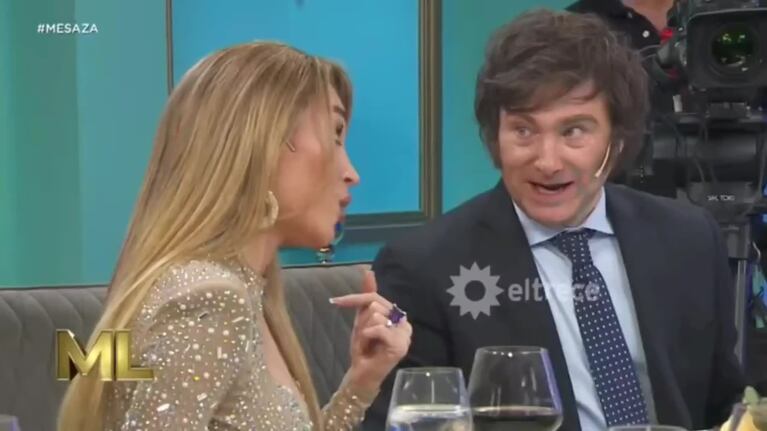 La mesa de Mirtha en la que se conocieron Milei y Fátima Flórez