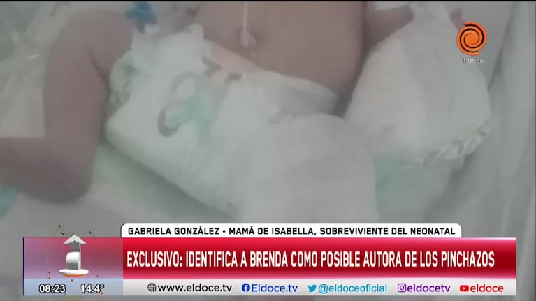 La mamá de una beba que sobrevivió a los pinchazos: "Es un milagro"