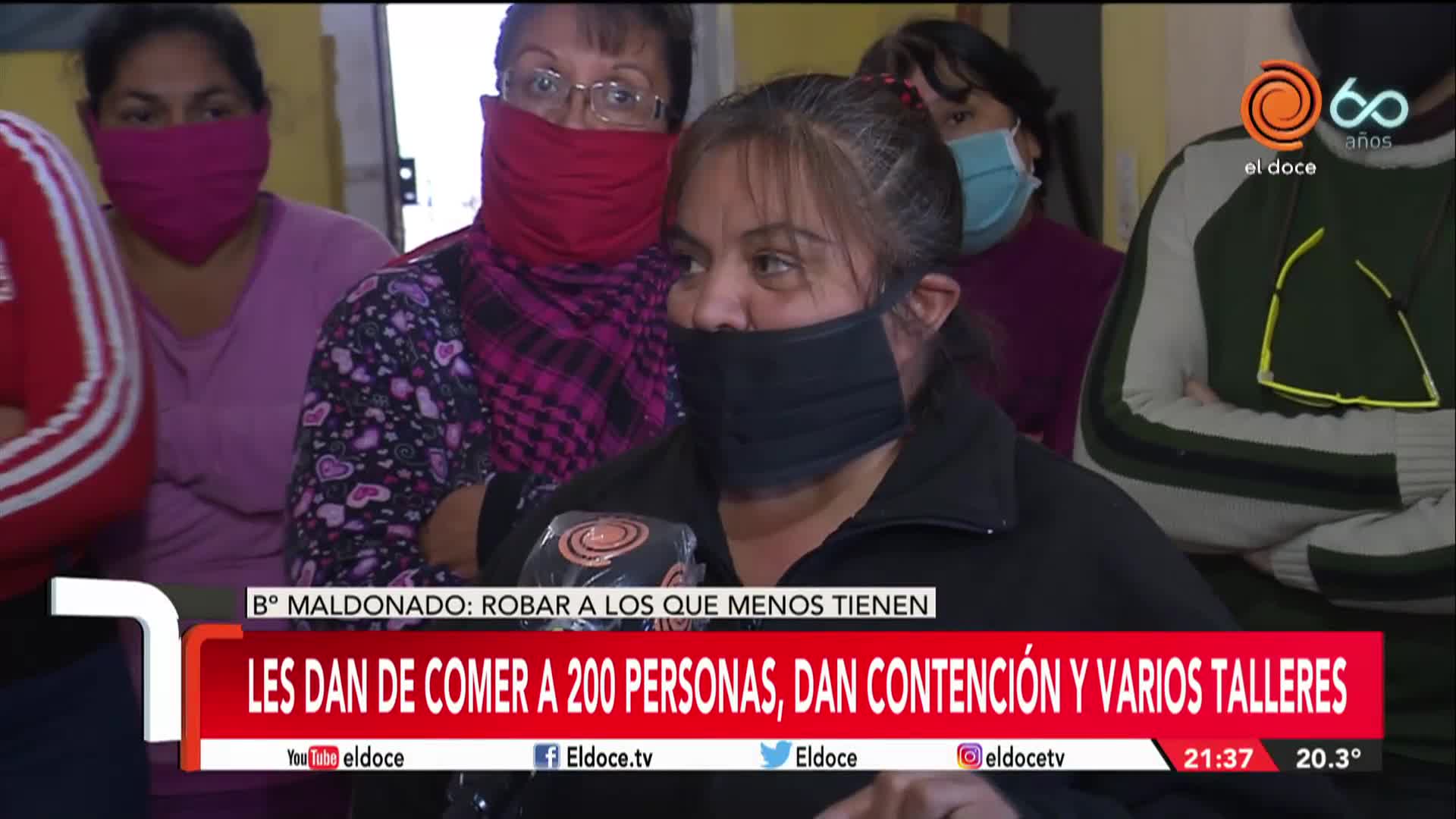 Robaron en un comedor comunitario de barrio Maldonado