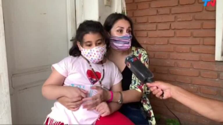 El drama de una nena que necesita operarse de la vista
