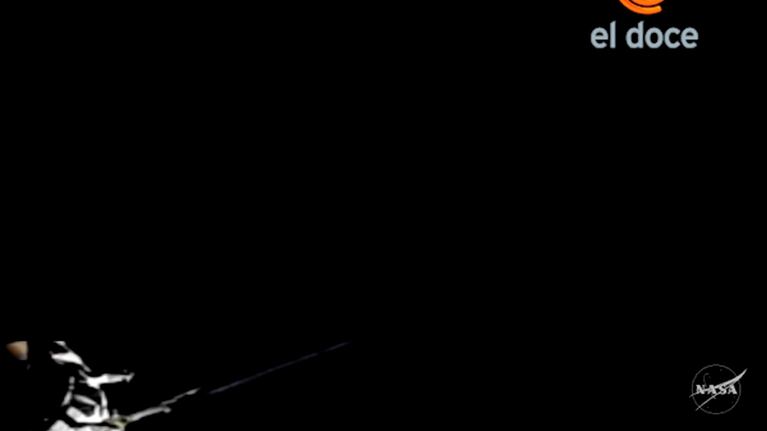Emotivo mensaje llegando a la Luna