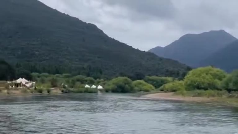 Las vacaciones de Hernán Drago junto a su hijo