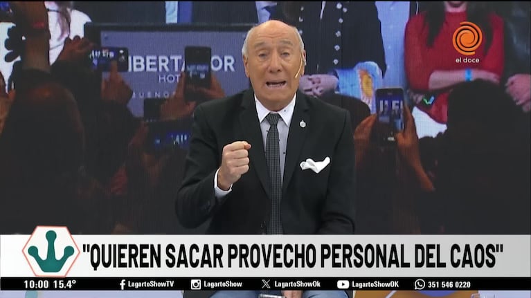 Milei generó el caos para sacar provecho personal