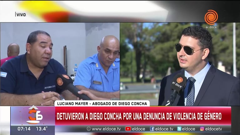 El abogado de Diego Concha aseguró que no existe riesgo procesal