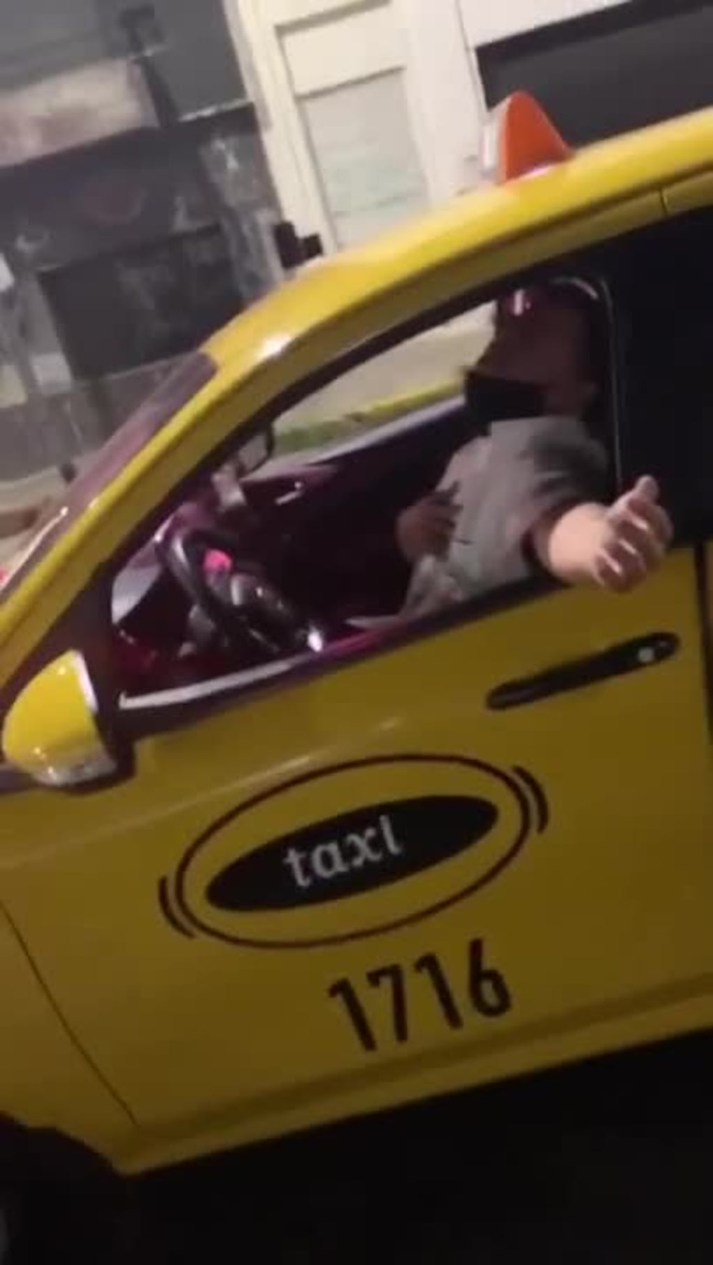 La reacción de un taxista al cruzarse con Damián Córdoba