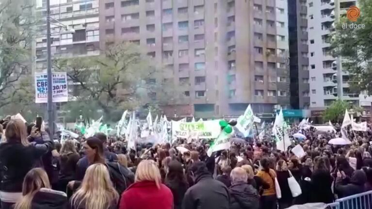 El ritual de los municipales para cortar la lluvia