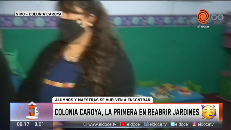 Colonia Caroya: reabren los jardines maternales