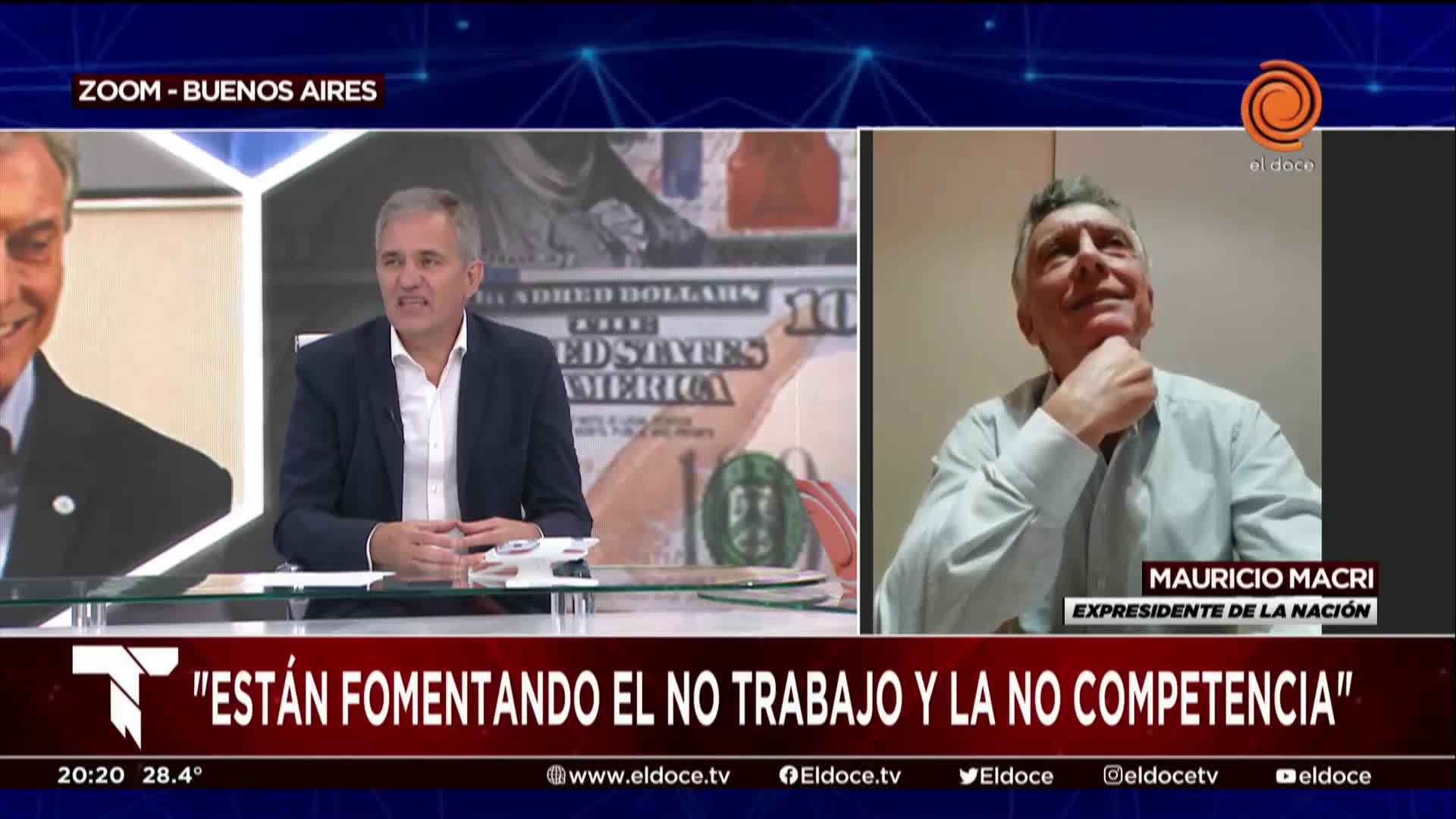 Macri en Telenoche: "El próximo gobernante tiene que ser más firme"