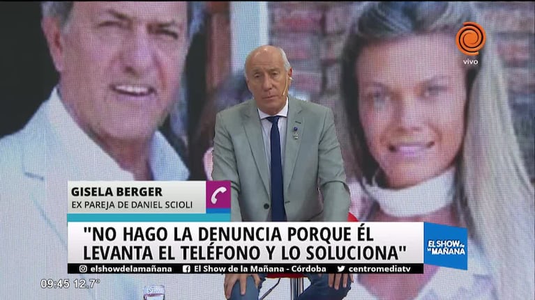 Gisela Berger: "Este señor no me ama"