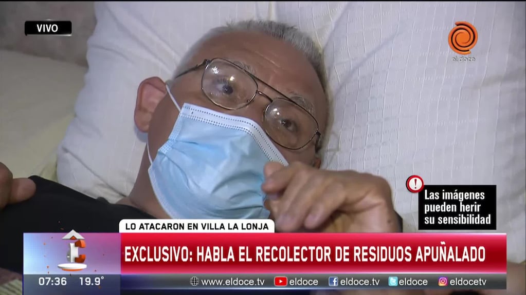 El testimonio del recolector apuñalado en Córdoba