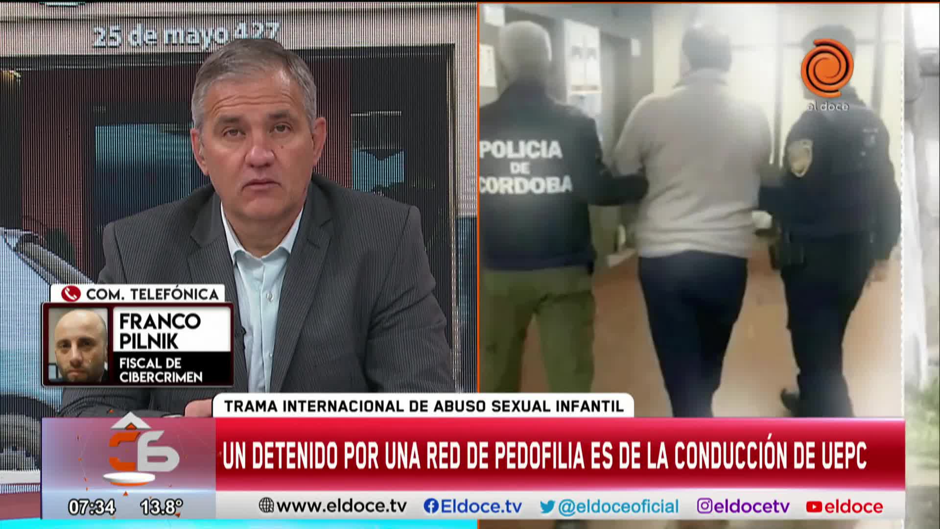 Directivo de Uepc imputado por una red internacional de pedofilia