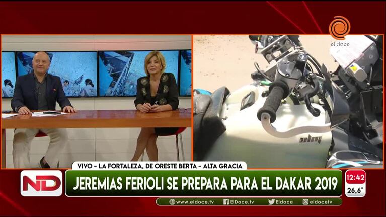 Jeremías González Ferioli, el candidato cordobés al Dakar
