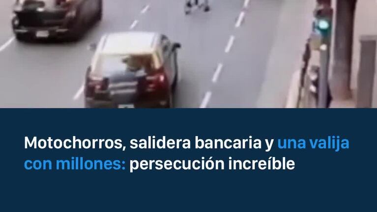Salidera bancaria: motochoro atacó a un hombre y fue detenido