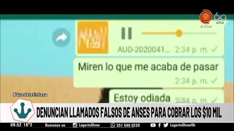 Aseguran que son de ANSES y estafan a sus víctimas
