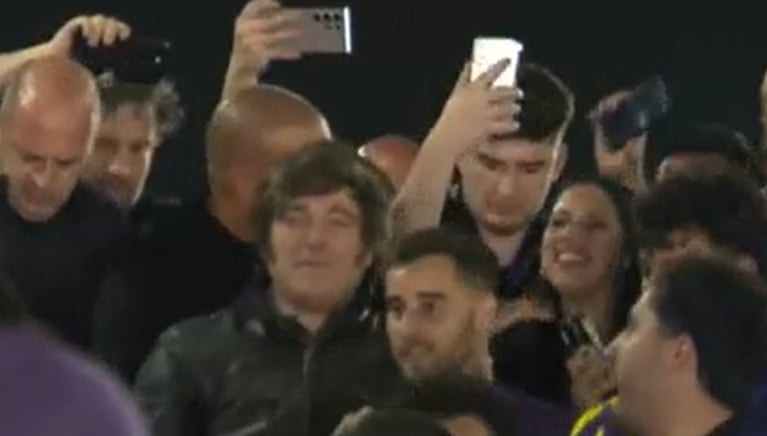 Javier Milei en Córdoba: así fue su llegada al Parque Sarmiento