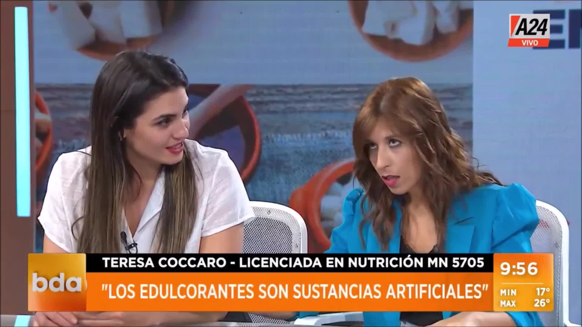 Una nutricionista se desmayó en vivo