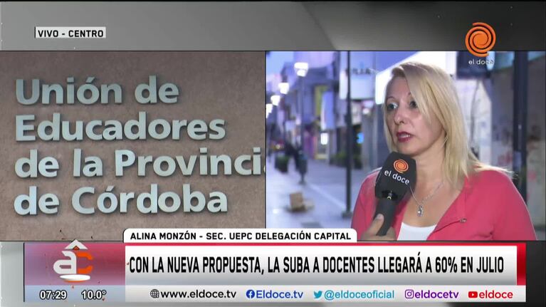 Uepc analiza la oferta de la Provincia de una suba del 60 por ciento a julio