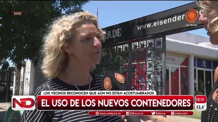 El uso de los nuevos contenedores para la basura