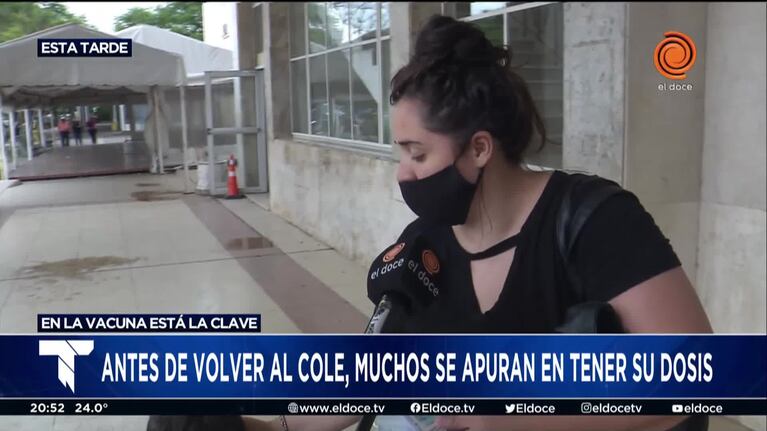 Con vistas al inicio de clases, creció la demanda de vacunas en los más chicos