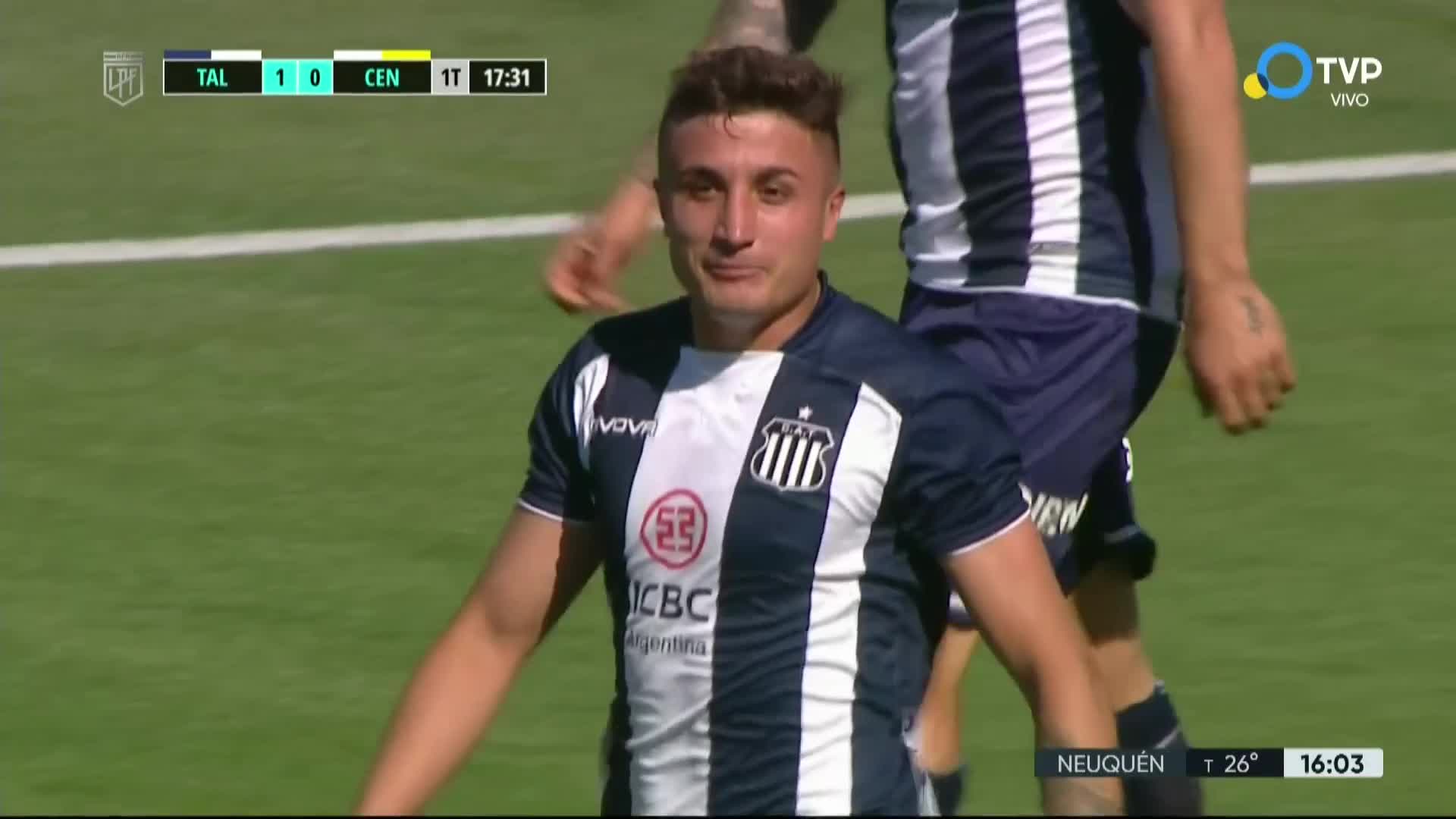 Tenaglia puso el 1-0 para Talleres ante Rosario Central