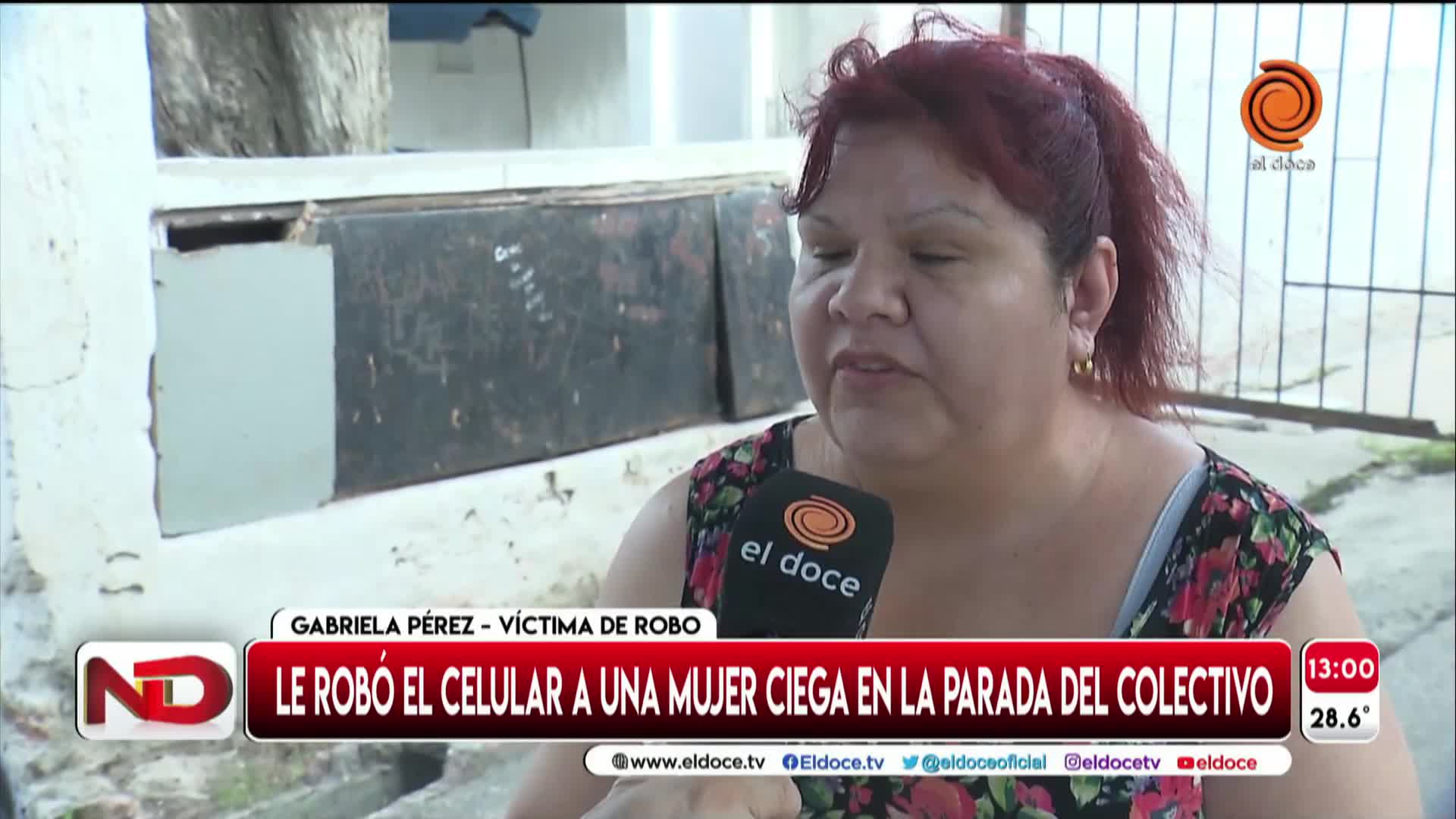 El dramático relato de la mujer ciega a la que le robaron el celular