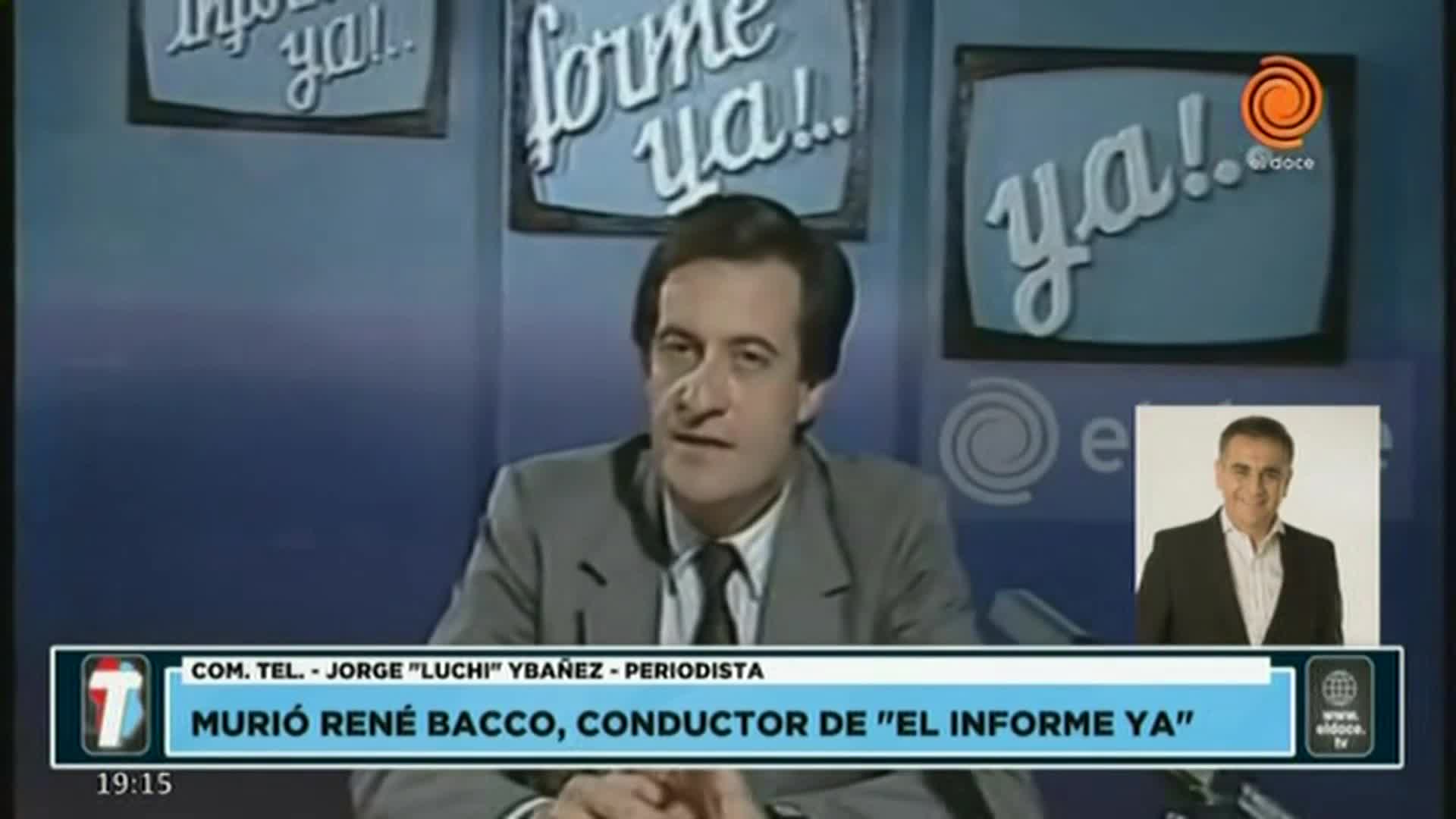 El sentido recuerdo de René Bacco