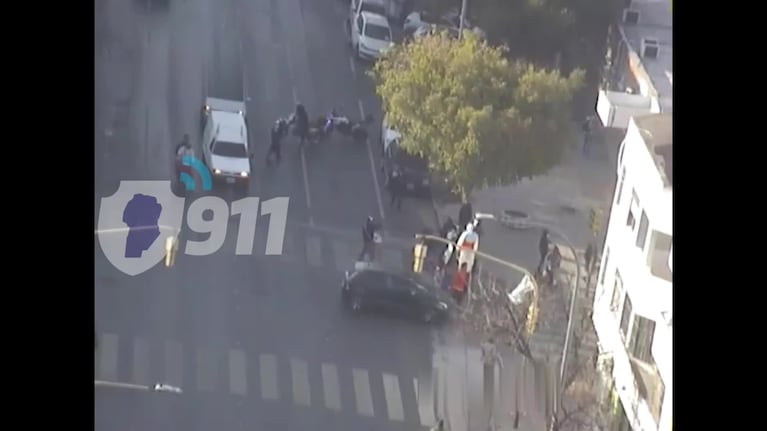 Atropellaron a un empleado municipal en la marcha del Suoem