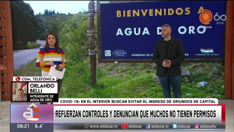 Agua de Oro: piden que revisen los permisos para circular