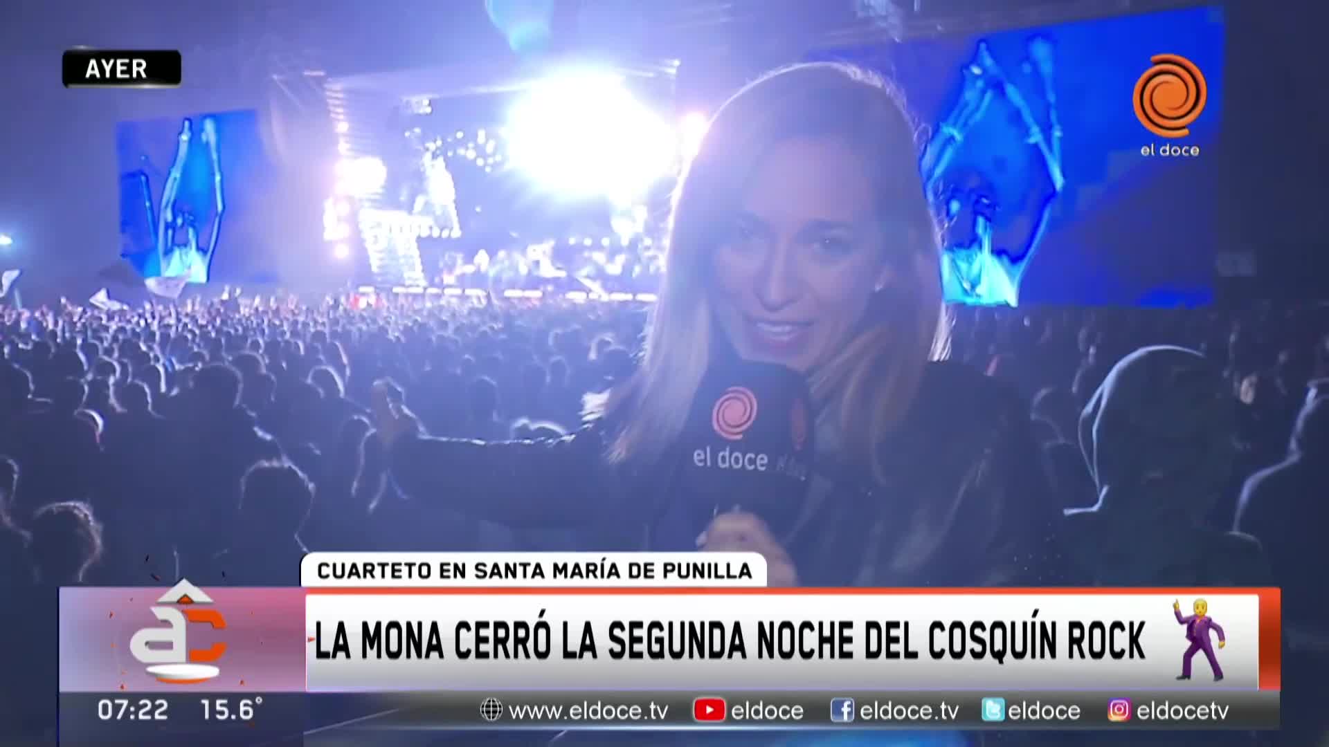 La Mona tuvo su debut en Cosquín Rock