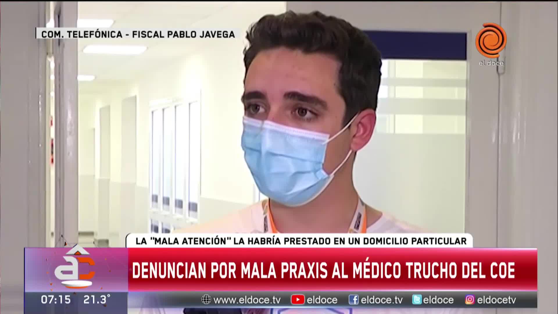 Médico trucho del COE: investigan si atendió a un joven que murió