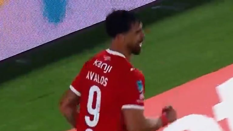 El gol de Ávalos y el 1 a 0 de Independiente ante Talleres