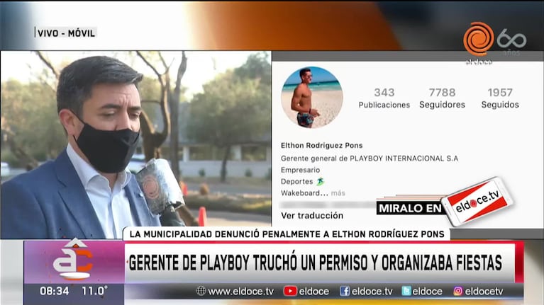 Certificado del COE trucho: denunciaron al gerente de Playboy