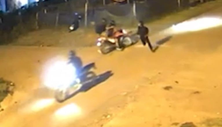 El violento ataque de motochoros en Parque la Vega III