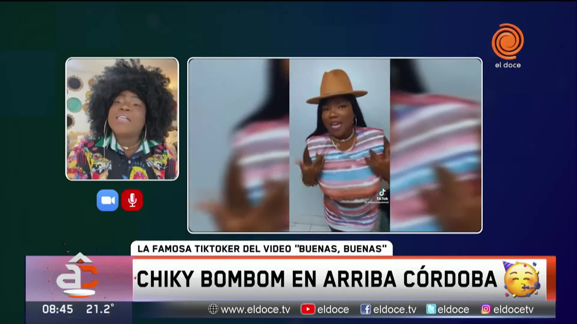 Chiky Bombom contó cómo surgió el "Buenas, buenas"