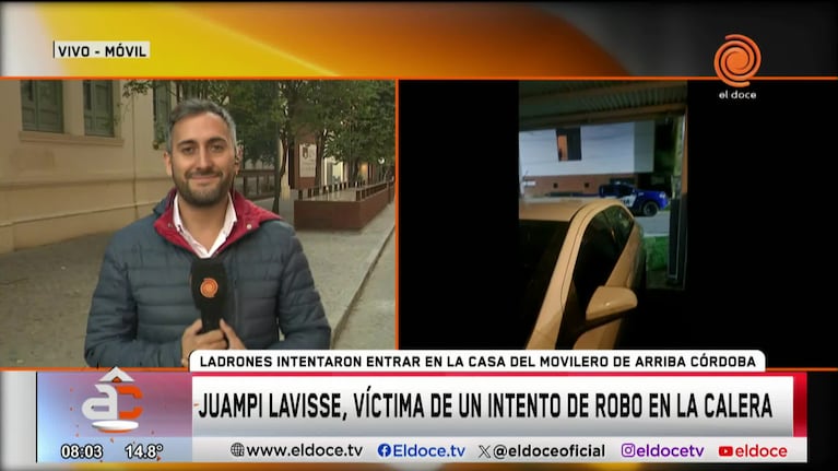 Ladrones atacaron la casa de un periodista de El Doce