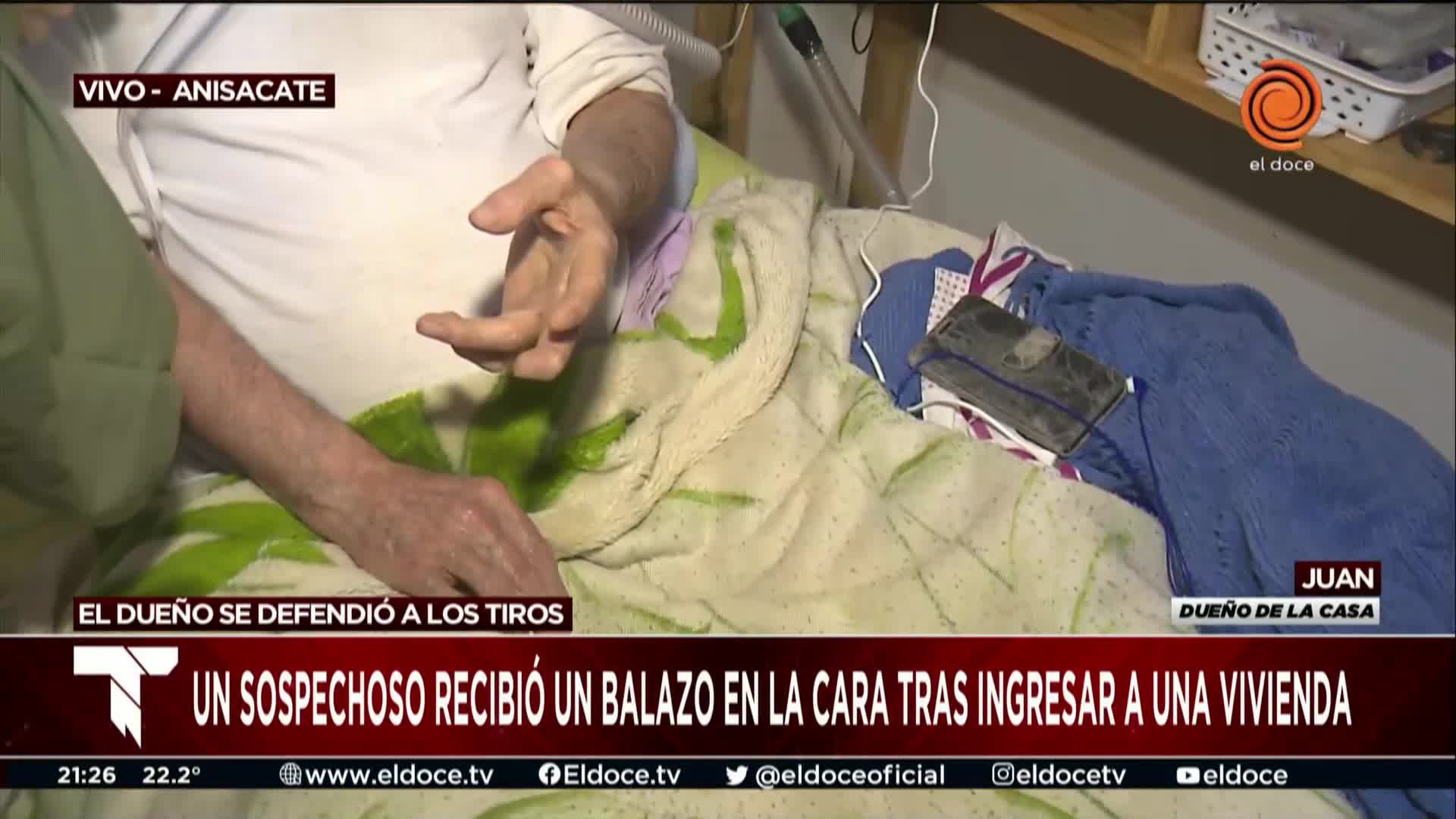 El testimonio del hombre que baleó a un ladrón en Anisacate