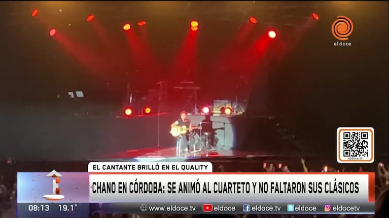Chano Charpentier, a puro cuarteto en Córdoba
