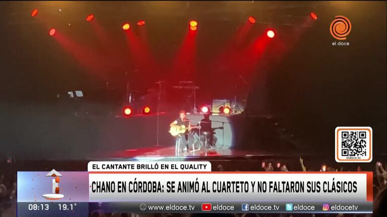 Chano Charpentier, a puro cuarteto en Córdoba
