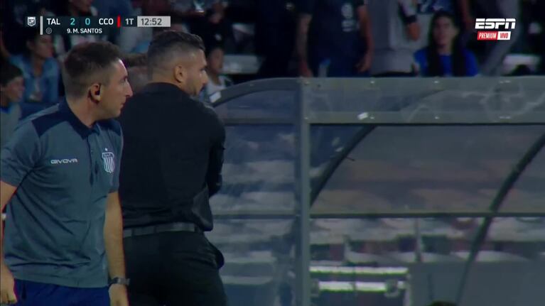 Santos puso el 2 a 0 para Talleres