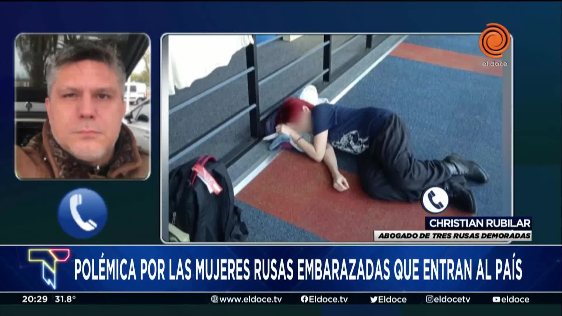 Habló el abogado de tres de las rusas embarazadas retenidas