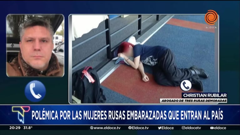 Habló el abogado de tres de las rusas embarazadas retenidas