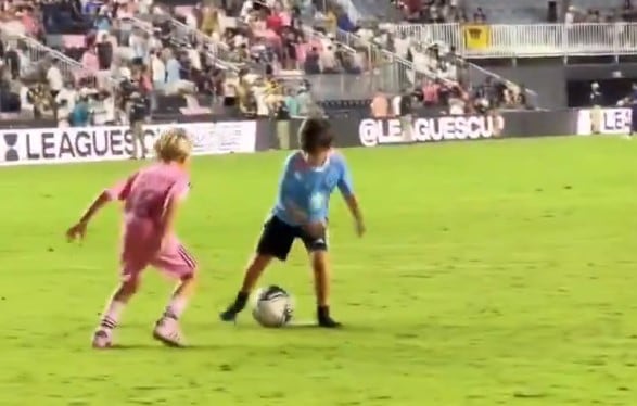 Ciro Messi tiró magia en el estadio del Inter Miami y causó furor en redes