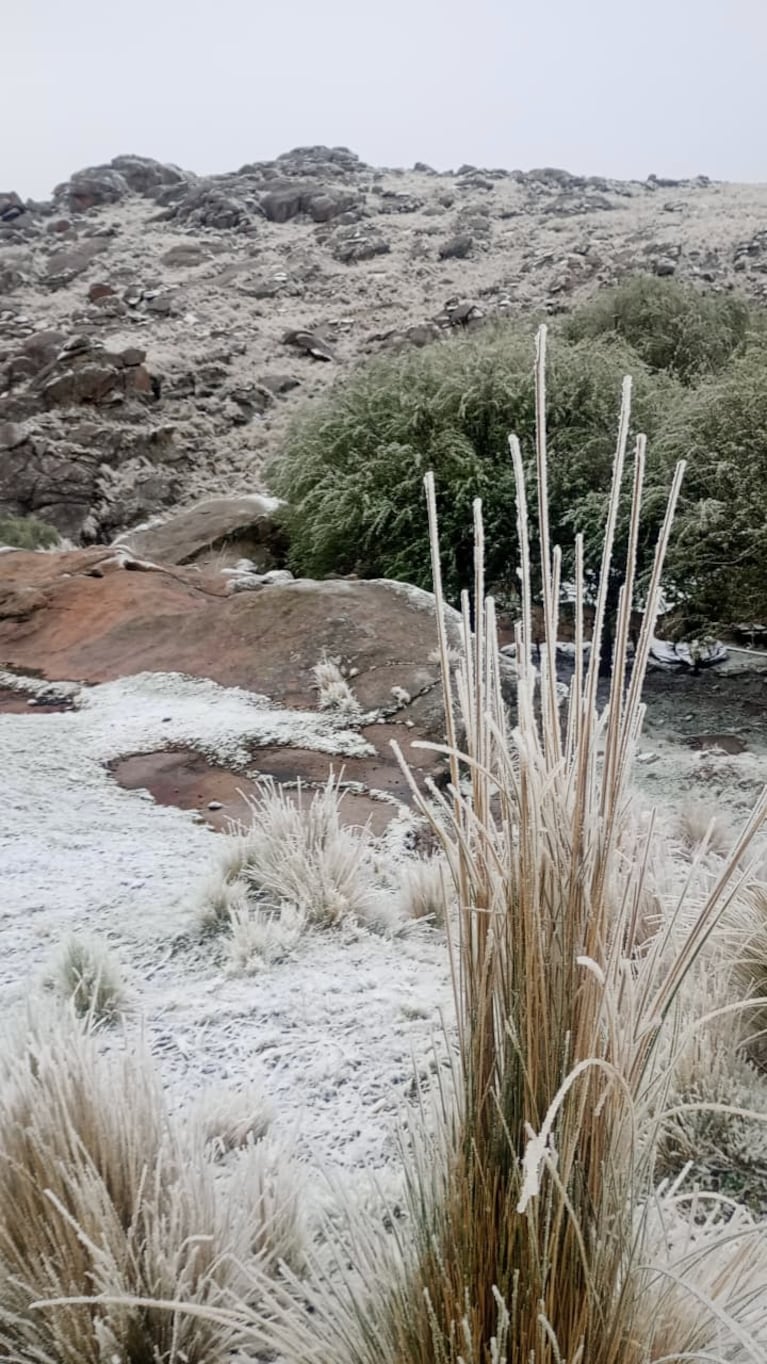 Nevadas en las Altas Cumbres en plena primavera y a punto de arrancar noviembre