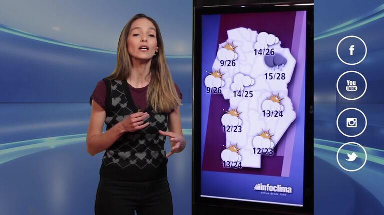 Córdoba: seguirán las precipitaciones este jueves