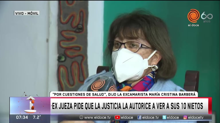 Ex jueza presentó un amparo para ver a sus 10 nietos