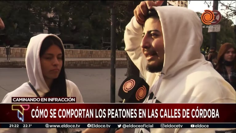 Cómo se comportan los peatones en las calles de Córdoba