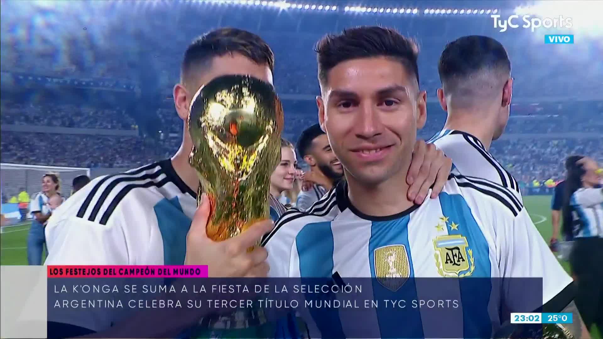 Antonela Roccuzzo y Tini, felices por la Scaloneta