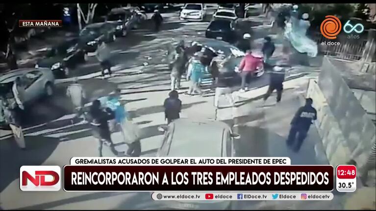 Reincorporaron a tres empleados de Epec que habían despedido