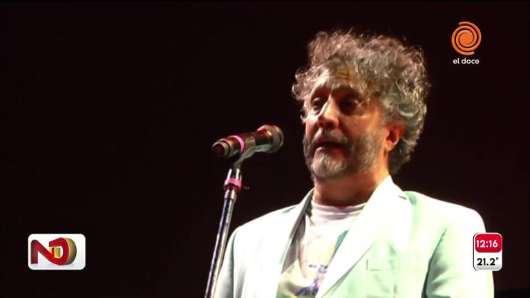 Fito Paez cantó por primera vez en el Festival de Cosquín