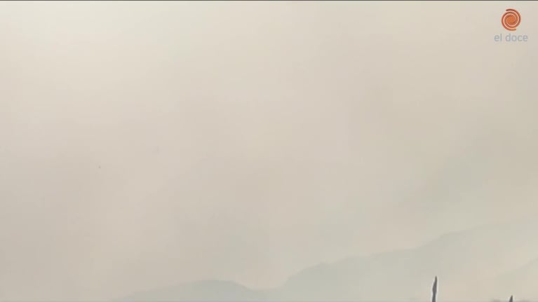 Un incendio avanza hacia el Hotel Edén